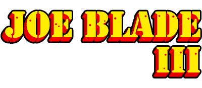 Joe Blade 3 logo for ZX Spectrum